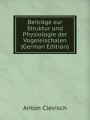 Beitrge zur Struktur und Physiologie der Vogeleischalen (German Edition)